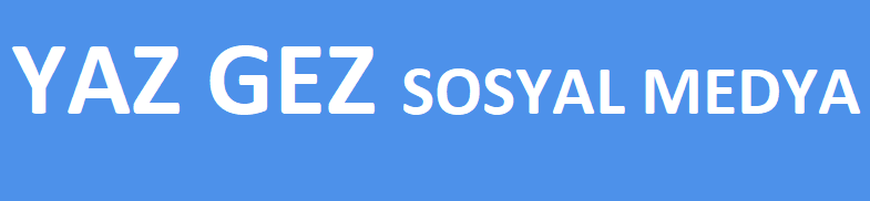 Yaz Gez Türk Yapımı Sosyal Medya  Logo